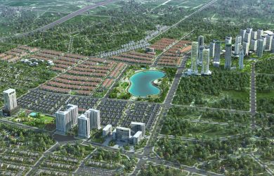 Phối cảnh tổng thể Khu đô thị Dương Nội - Anland Premium CT06 Residences